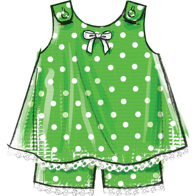 McCall's Pattern M5416 Toddlers Tops Dresses and Shorts 5416 Image 7 From Patternsandplains.com.jpg