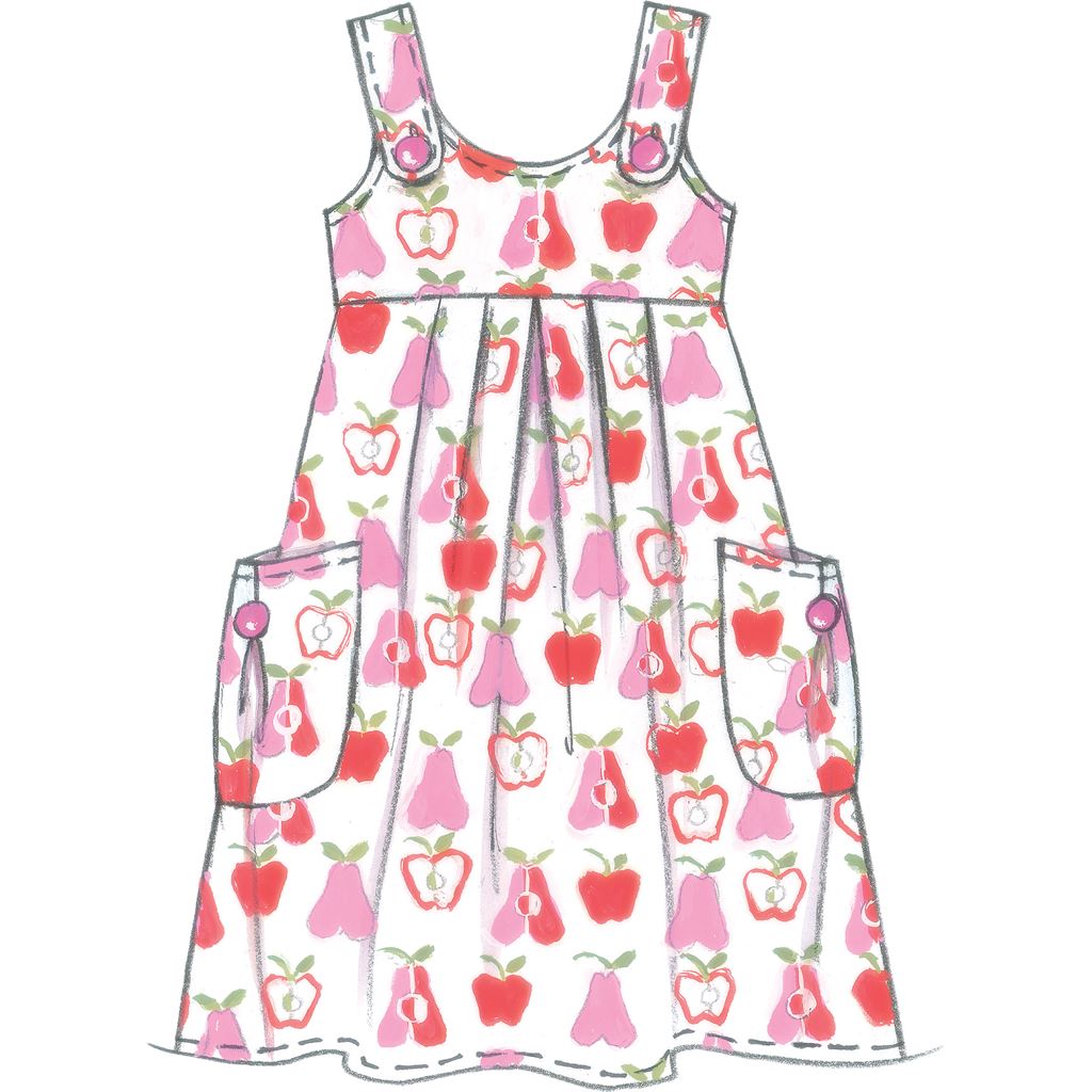 McCall's Pattern M5613 Childrens Girls Dresses 5613 Image 6 From Patternsandplains.com.jpg