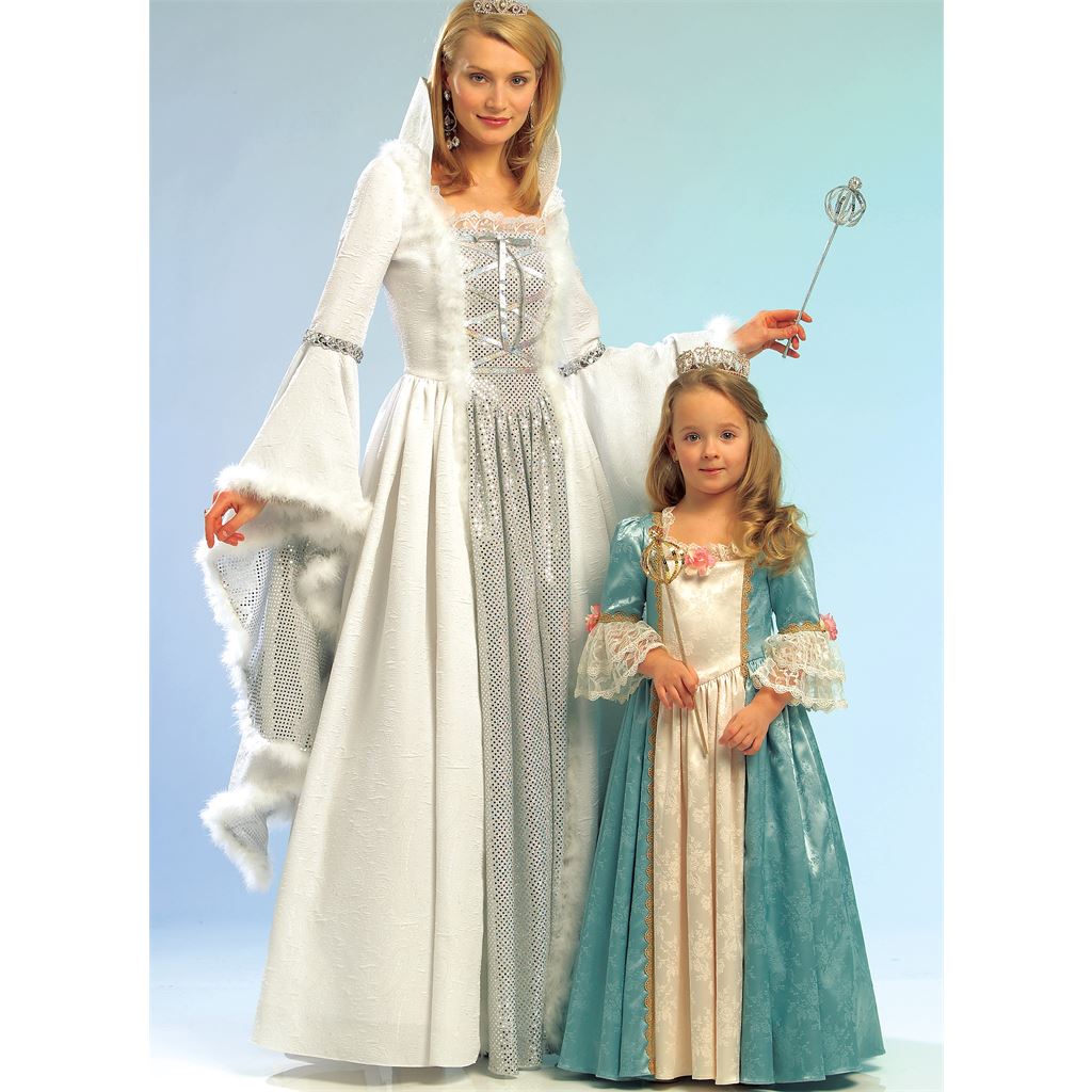 McCall's Pattern M5731 Misses Childrens Girls Princess Costumes 5731 Image 2 From Patternsandplains.com.jpg
