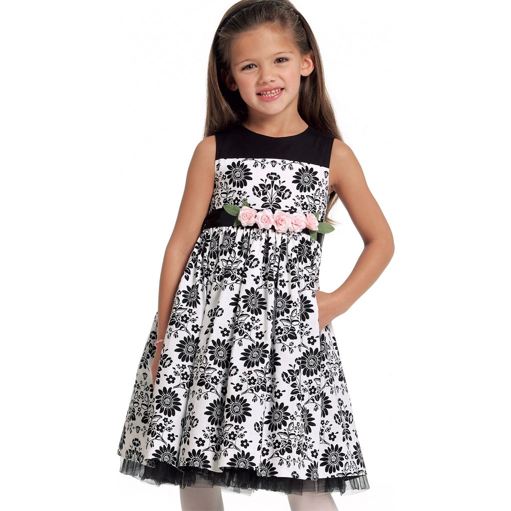 McCall's Pattern M5793 Childrens Girls Lined Dresses 5793 Image 2 From Patternsandplains.com.jpg