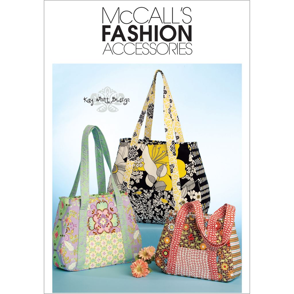 McCall's Pattern M5822 Tote Bag In 3 Sizes 5822 Image 1 From Patternsandplains.com