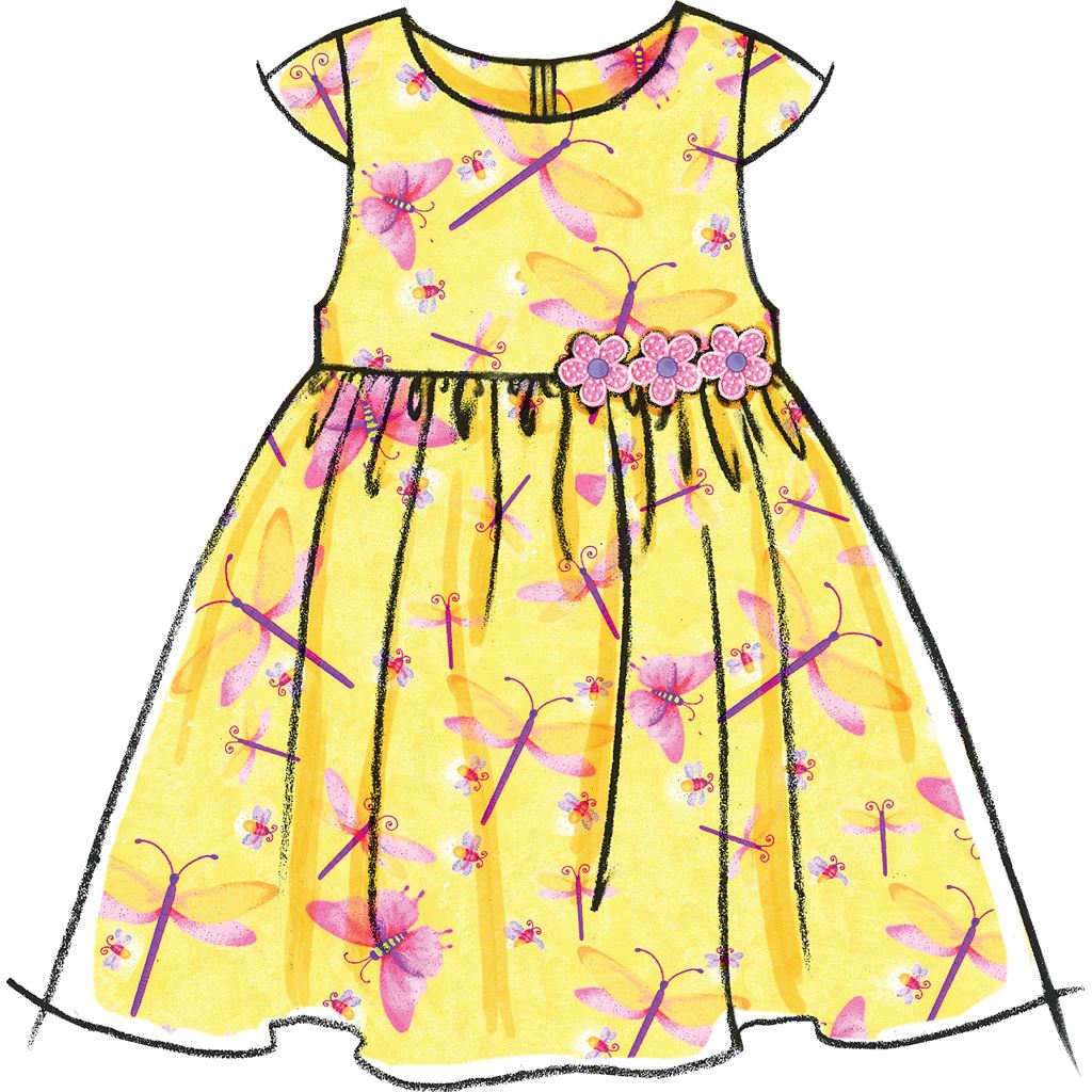 McCall's Pattern M6015 Infants Lined Dresses Panties And Headband 6015 Image 4 From Patternsandplains.com.jpg