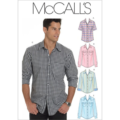 McCall's Pattern M6044 Mens Shirts 6044 Image 1 From Patternsandplains.com