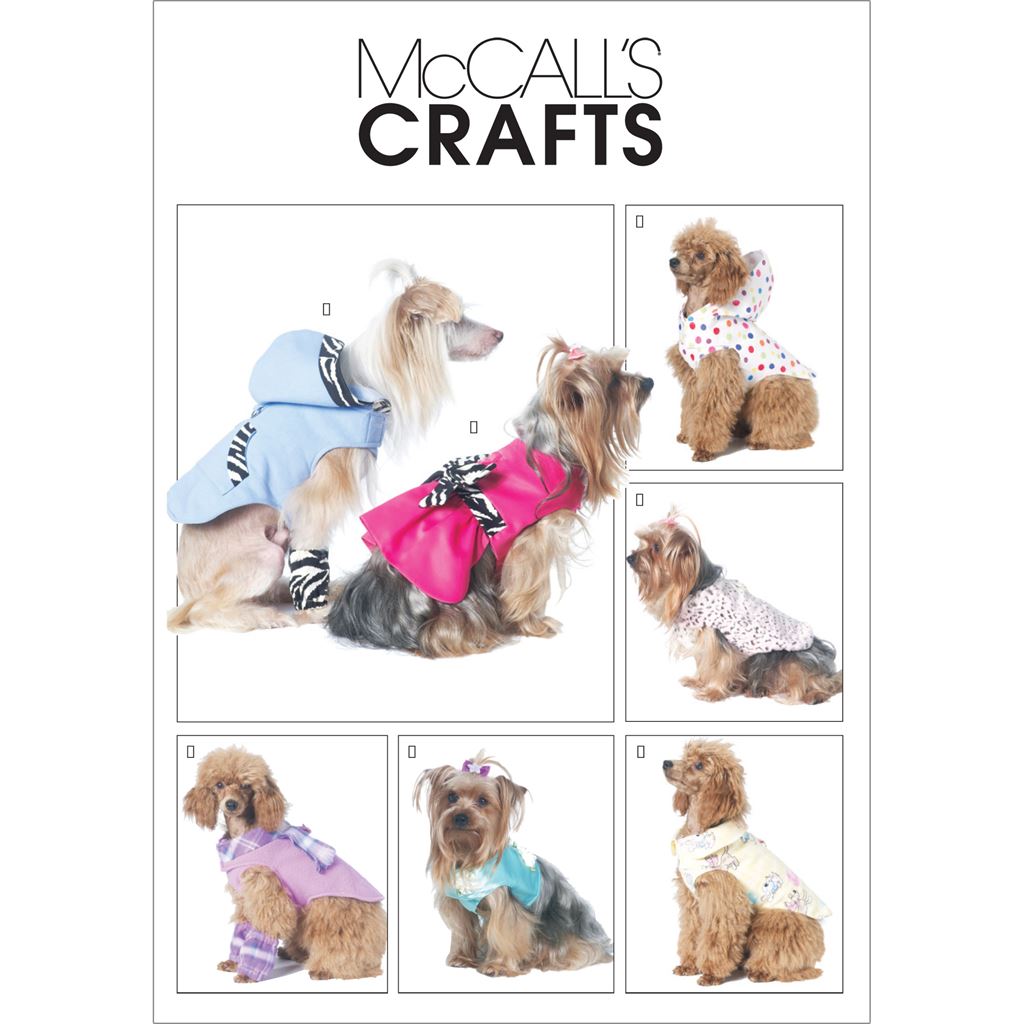 McCall's Pattern M6218 Pet Clothes 6218 Image 1 From Patternsandplains.com