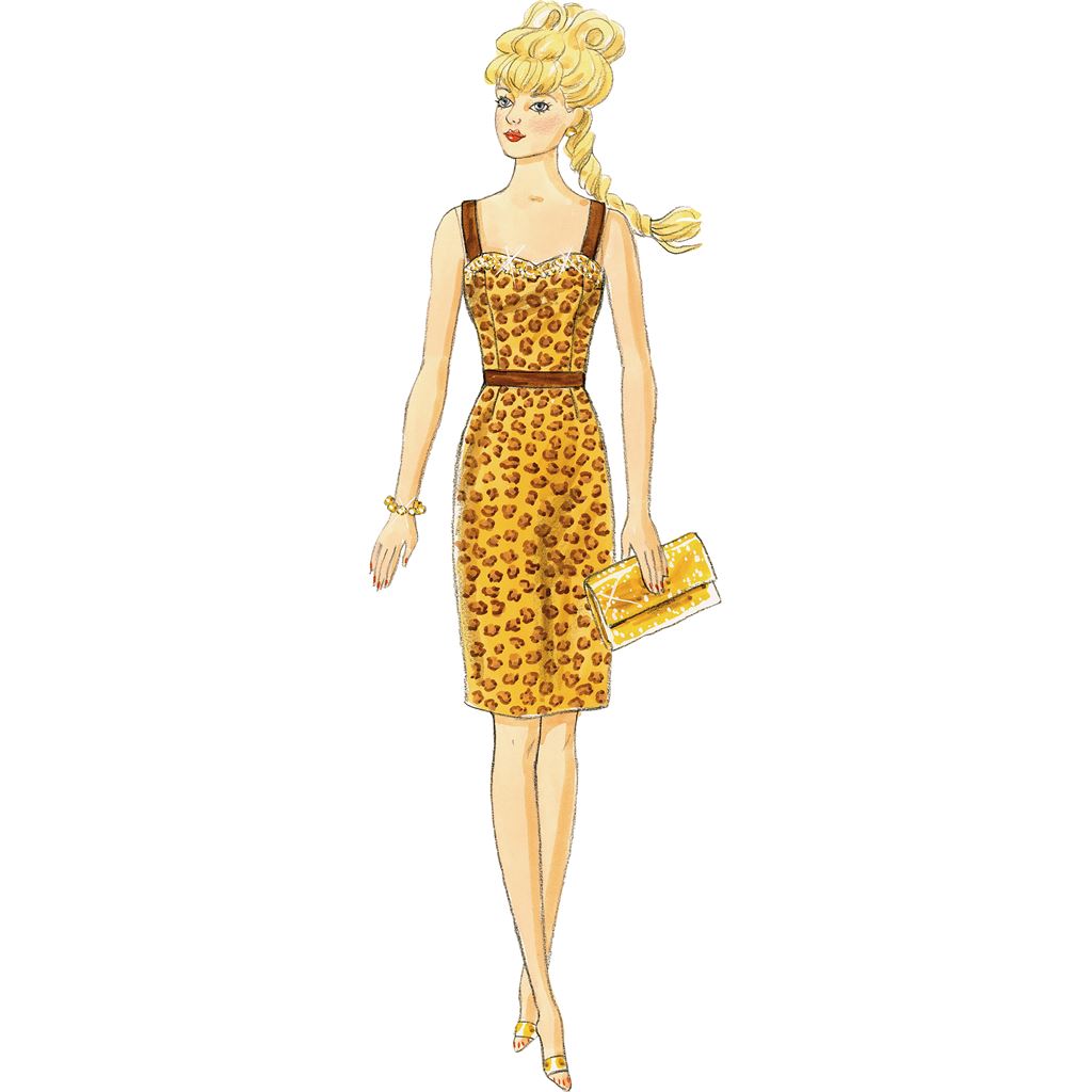 McCall's Pattern M6258 Fashion Clothes For 11and a half Doll 6258 Image 2 From Patternsandplains.com.jpg