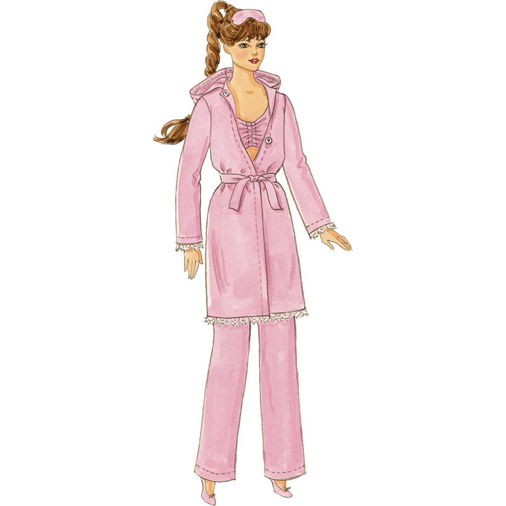 McCall's Pattern M6258 Fashion Clothes For 11and a half Doll 6258 Image 5 From Patternsandplains.com.jpg