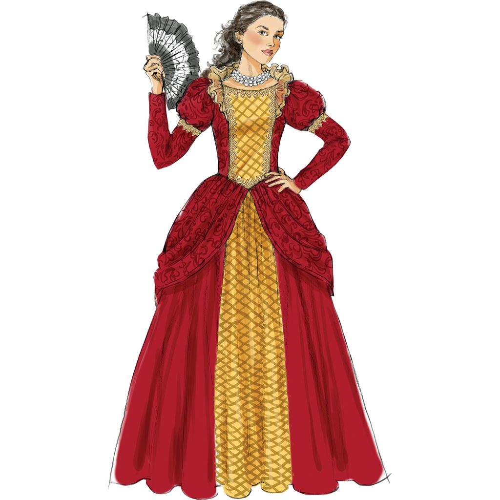 McCall's Pattern M6420 Misses Childrens Girls Costumes 6420 Image 11 From Patternsandplains.com.jpg