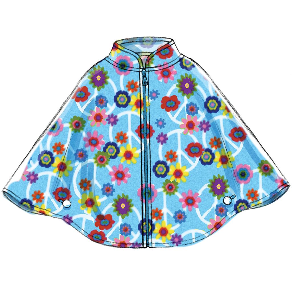 McCall's Pattern M6431 Childrens Girls Ponchos 6431 Image 13 From Patternsandplains.com.jpg