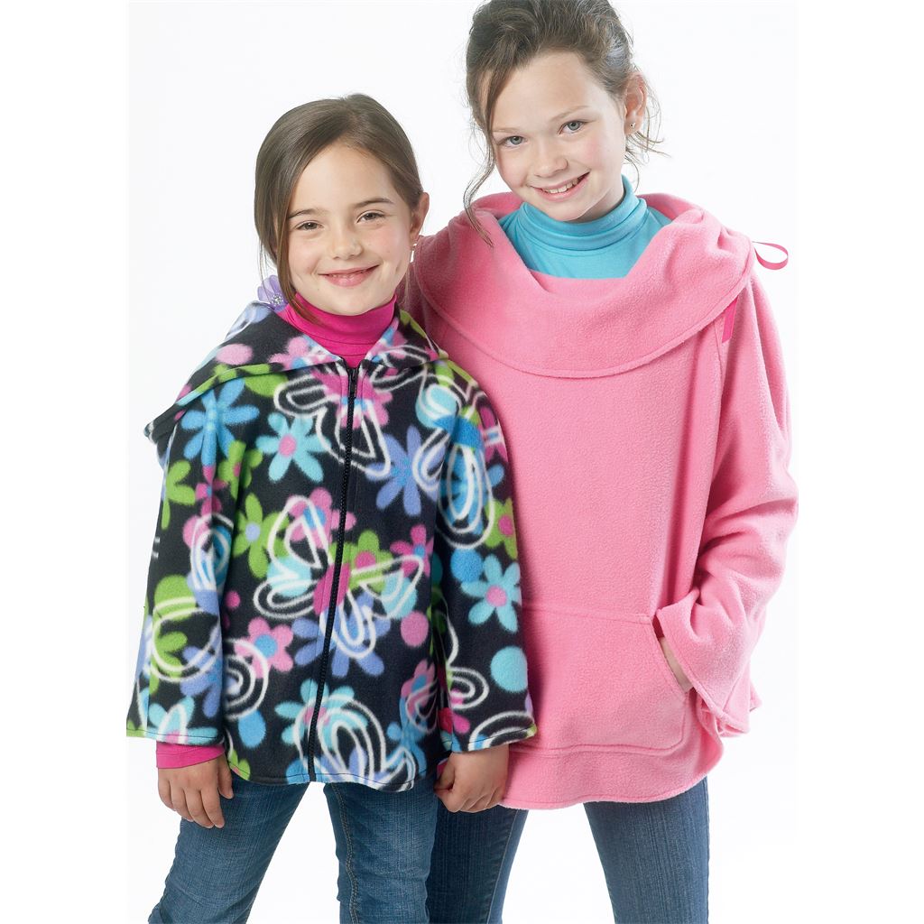McCall's Pattern M6431 Childrens Girls Ponchos 6431 Image 4 From Patternsandplains.com.jpg