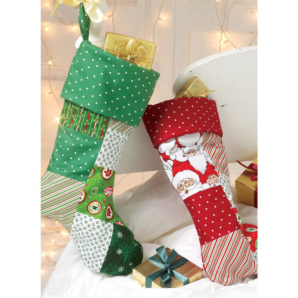 McCall's Pattern M6453 Ornaments Wreath Tree Skirt and Stocking 6453 Image 6 From Patternsandplains.com.jpg