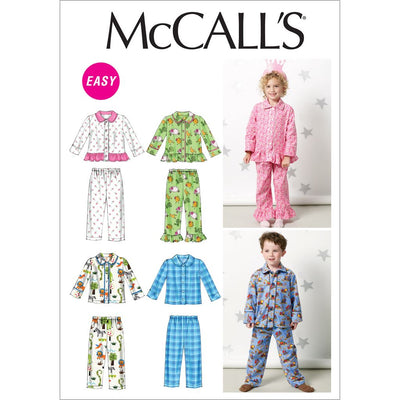 McCall's Pattern M6458 Toddlers Childrens Tops and Pants 6458 Image 1 From Patternsandplains.com