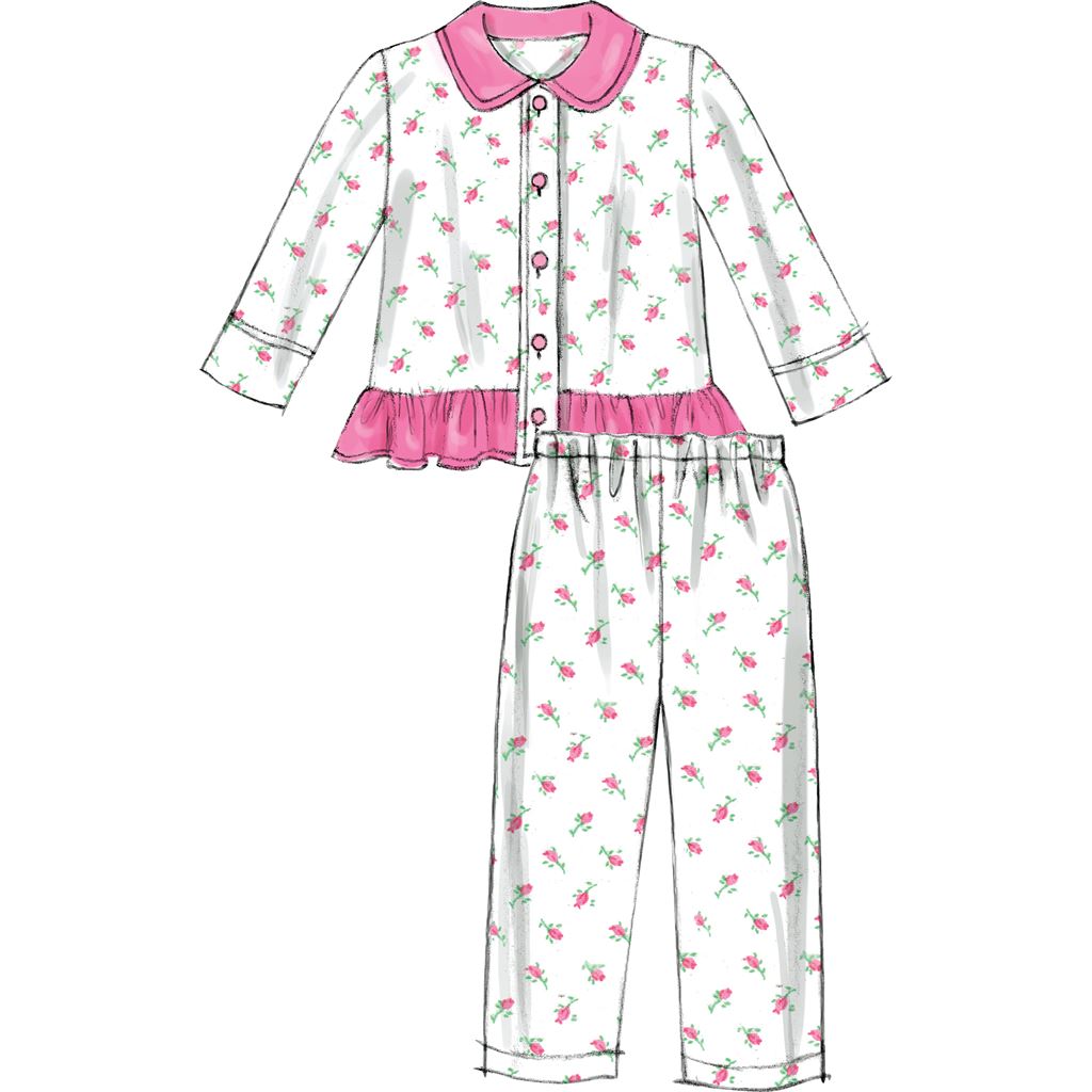 McCall's Pattern M6458 Toddlers Childrens Tops and Pants 6458 Image 6 From Patternsandplains.com.jpg