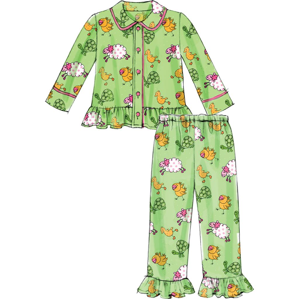 McCall's Pattern M6458 Toddlers Childrens Tops and Pants 6458 Image 9 From Patternsandplains.com.jpg