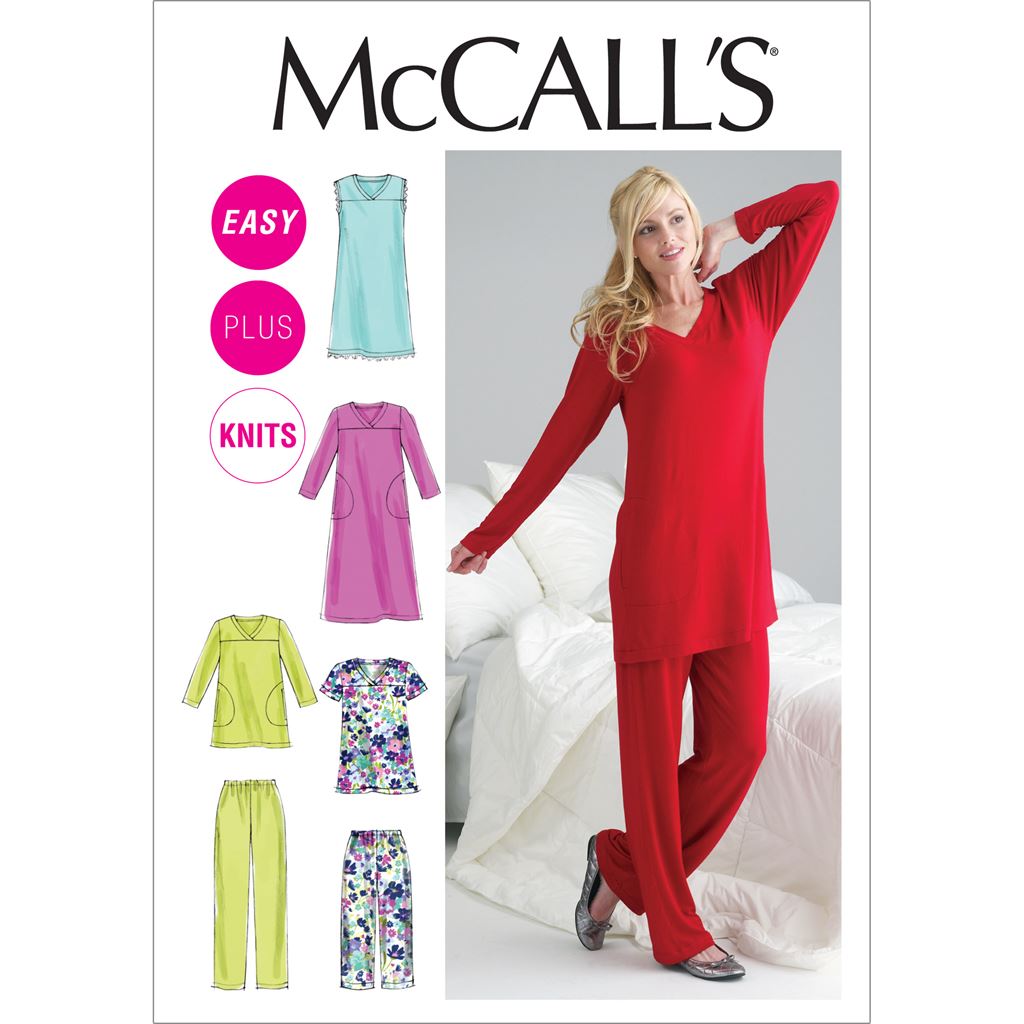 McCall's Pattern M6474 Misses Womens Top Tunic Gowns and Pants 6474 Image 1 From Patternsandplains.com