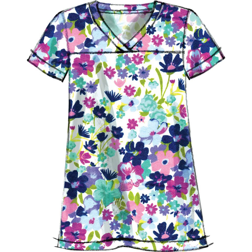 McCall's Pattern M6474 Misses Womens Top Tunic Gowns and Pants 6474 Image 4 From Patternsandplains.com.jpg