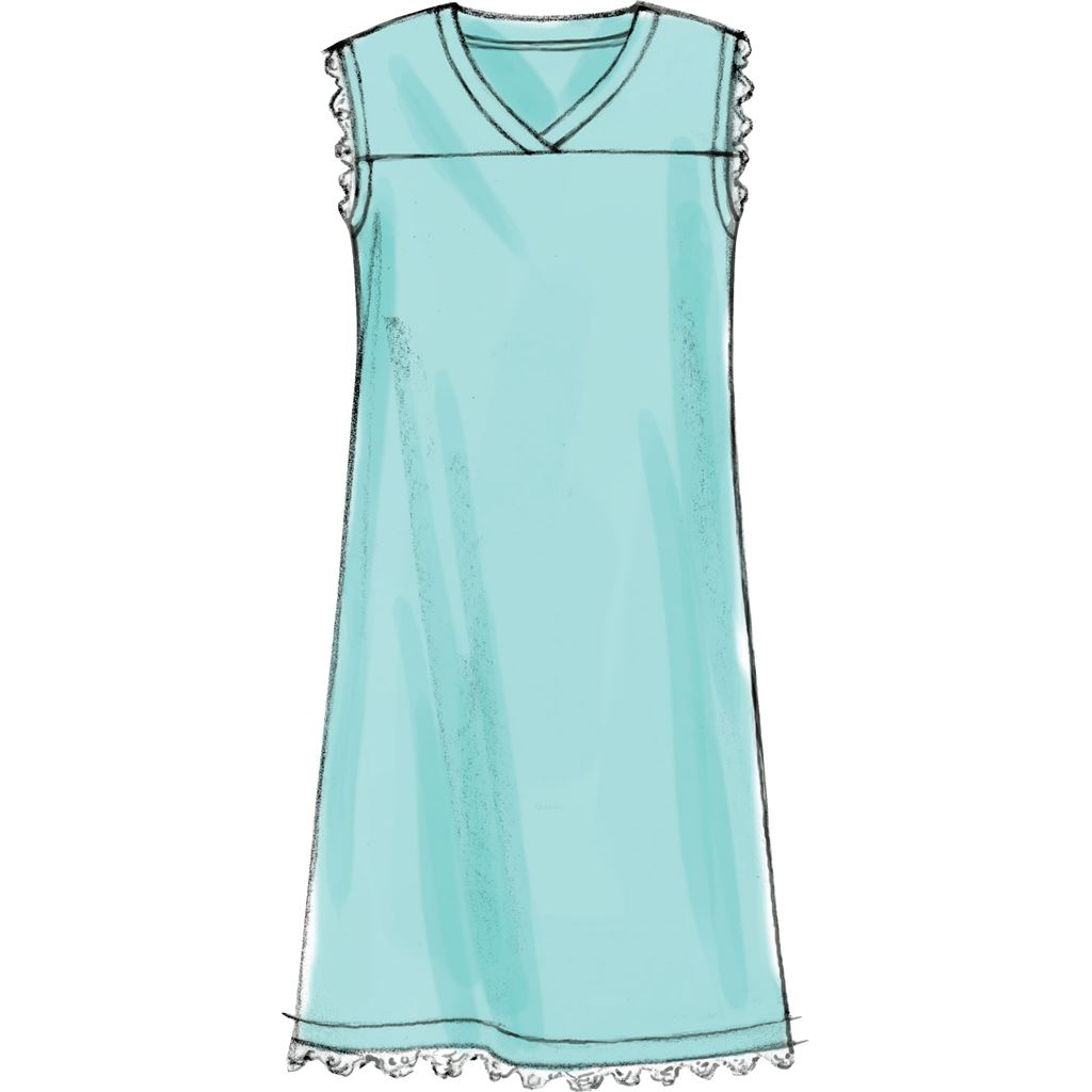 McCall's Pattern M6474 Misses Womens Top Tunic Gowns and Pants 6474 Image 6 From Patternsandplains.com.jpg