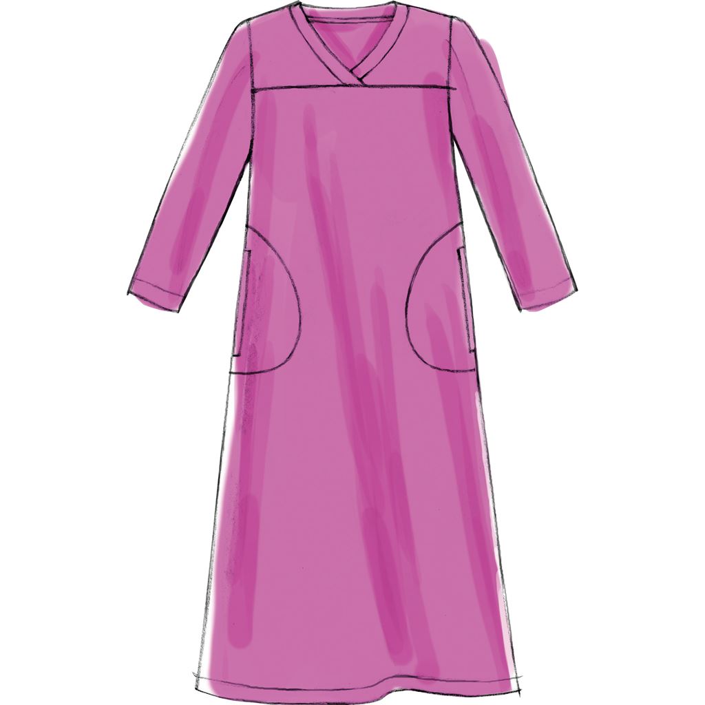 McCall's Pattern M6474 Misses Womens Top Tunic Gowns and Pants 6474 Image 8 From Patternsandplains.com.jpg