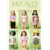 McCall's Pattern M6526 18 (46cm) Doll Clothes 6526 Image 1 From Patternsandplains.com