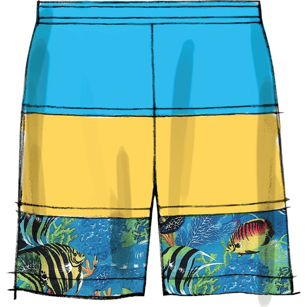 McCall's Pattern M6548 Childrens Boys Shirt Top and Shorts 6548 Image 7 From Patternsandplains.com.jpg