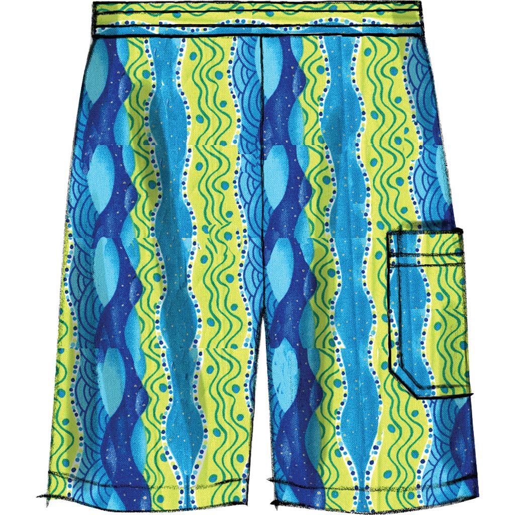 McCall's Pattern M6548 Childrens Boys Shirt Top and Shorts 6548 Image 9 From Patternsandplains.com.jpg