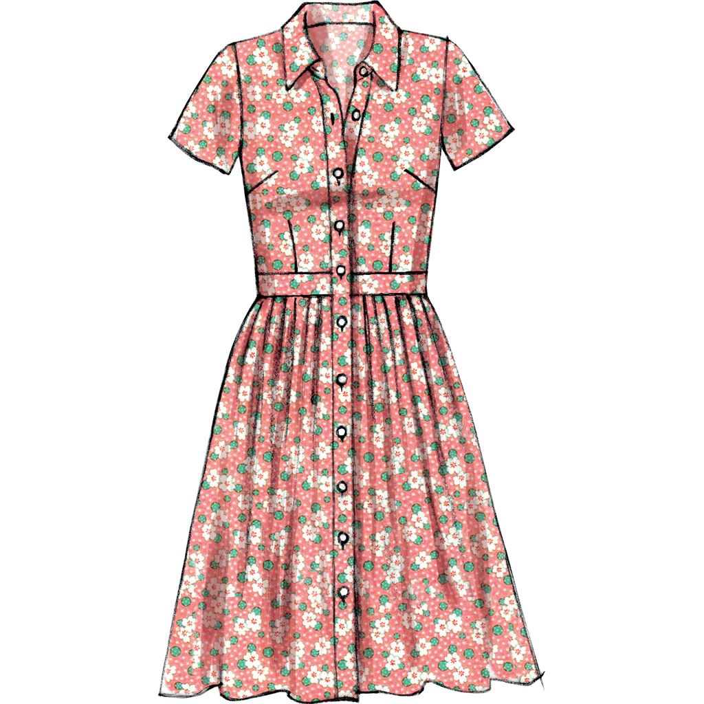 McCall's Pattern M6696 Misses Dresses and Slip 6696 Image 8 From Patternsandplains.com.jpg