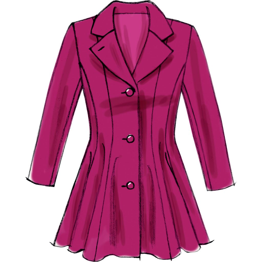 McCall's Pattern M6800 Misses Miss Petite Lined Coats Belt and Detachable Collar and Hood 6800 Image 4 From Patternsandplains.com.jpg