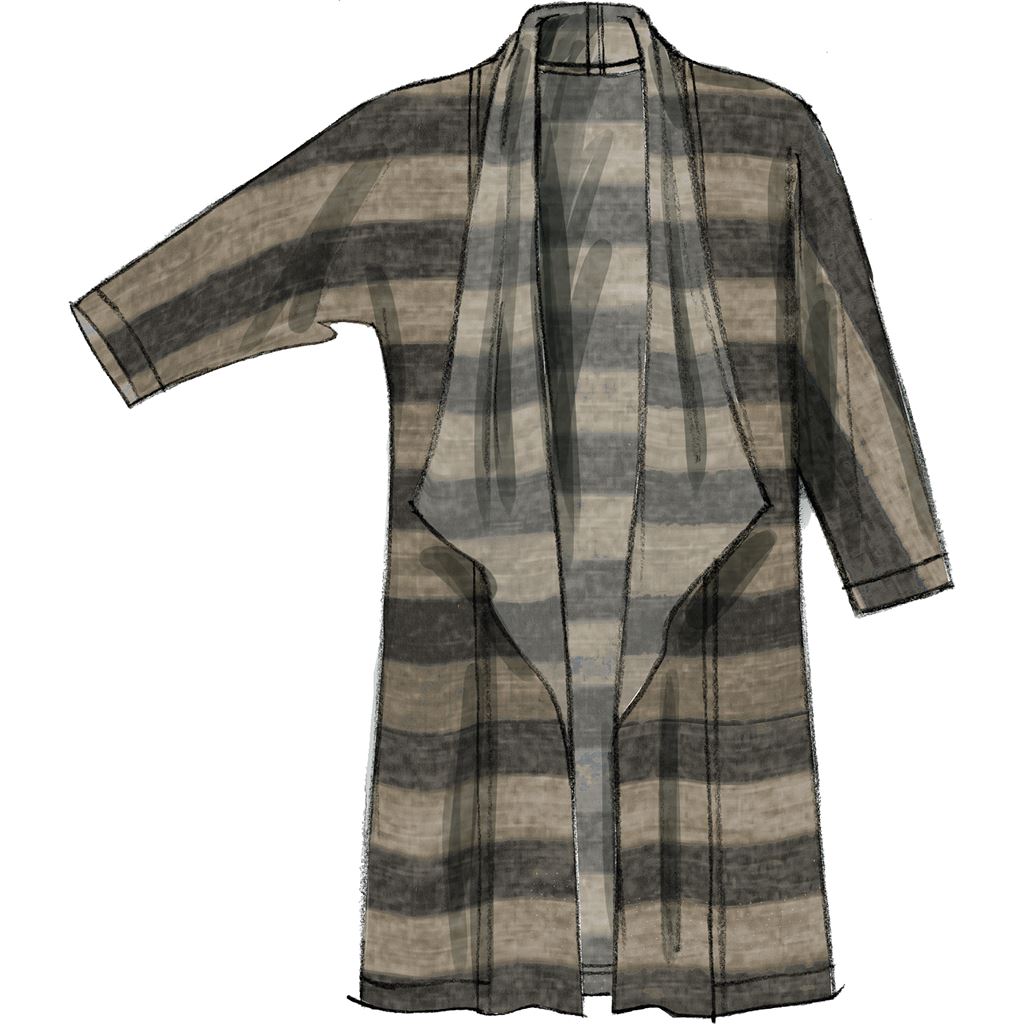 McCall's Pattern M6802 Misses Womens Cardigans 6802 Image 9 From Patternsandplains.com.jpg