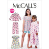 McCall's Pattern M6831 Childrens Girls Tops Gowns Short and Pants 6831 Image 1 From Patternsandplains.com