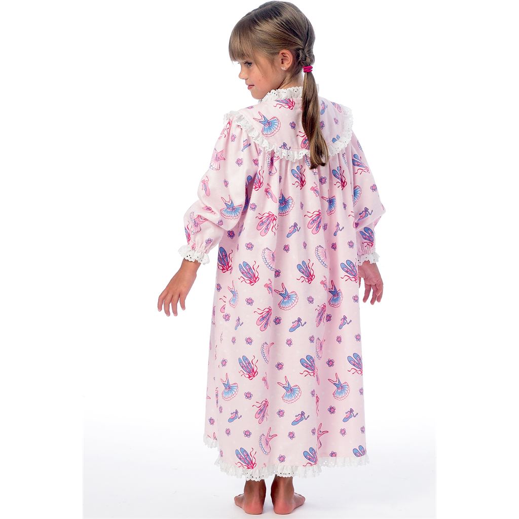 McCall's Pattern M6831 Childrens Girls Tops Gowns Short and Pants 6831 Image 5 From Patternsandplains.com.jpg