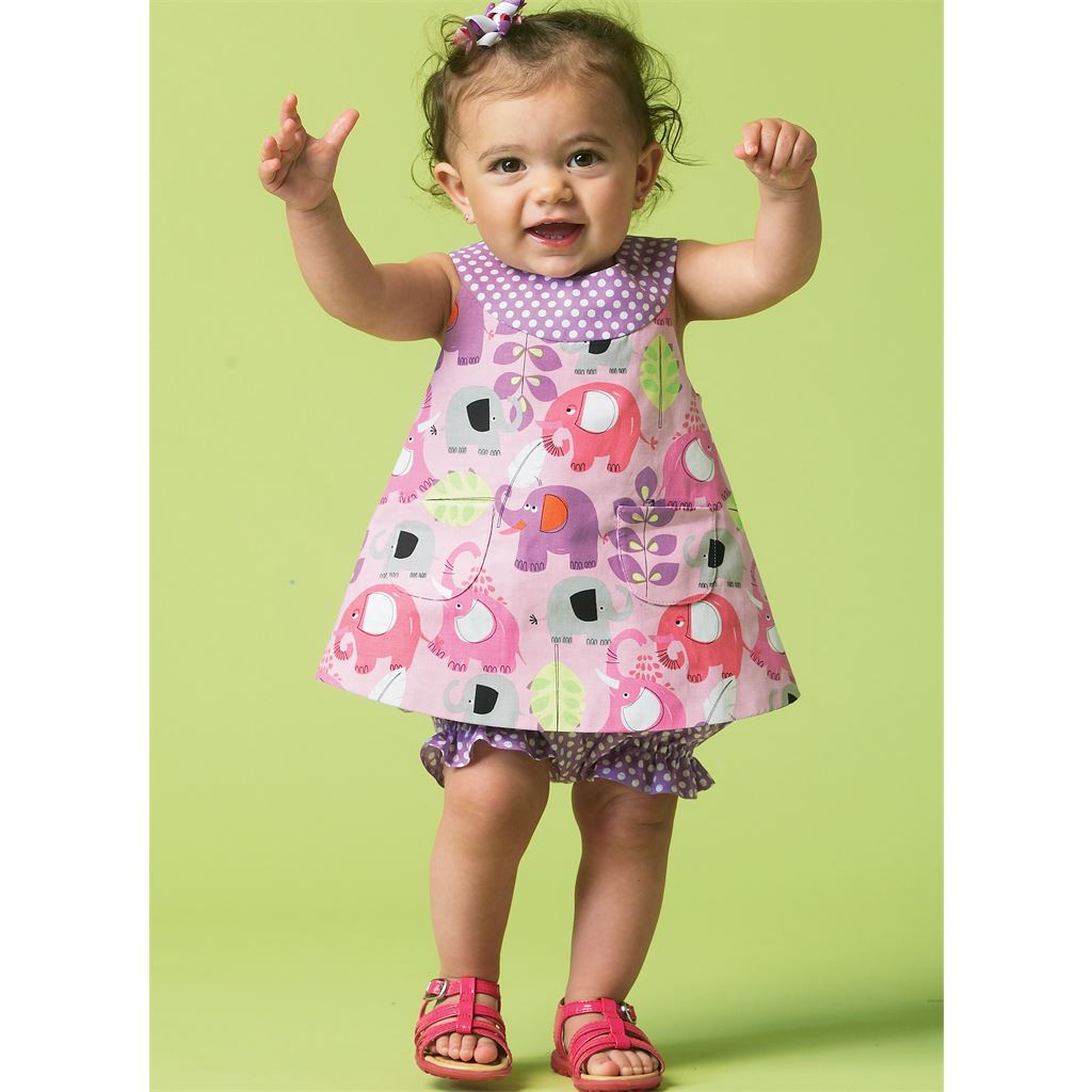 McCall's Pattern M6912 Infants Reversible Top Dresses; Bloomers and Pants 6912 Image 3 From Patternsandplains.com.jpg