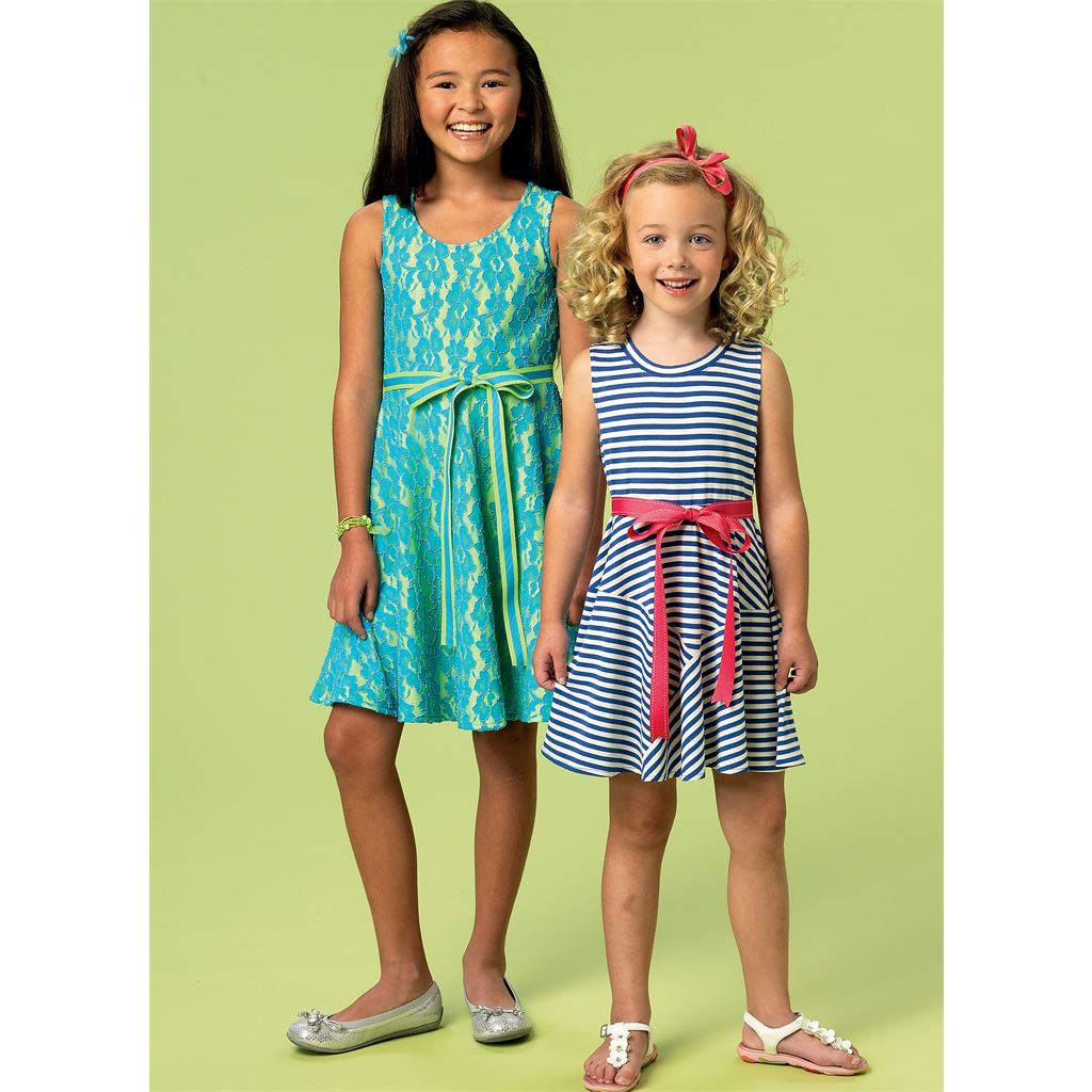 McCall's Pattern M6915 Chidrens Girls Dresses 6915 Image 2 From Patternsandplains.com.jpg