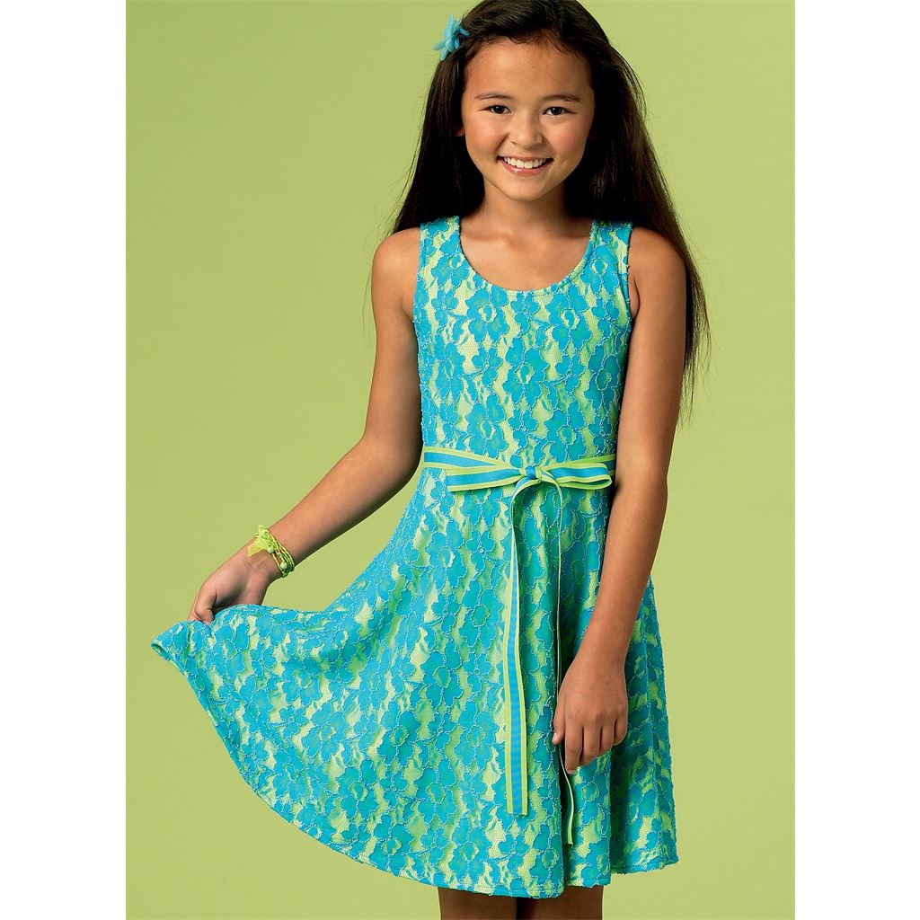 McCall's Pattern M6915 Chidrens Girls Dresses 6915 Image 3 From Patternsandplains.com.jpg