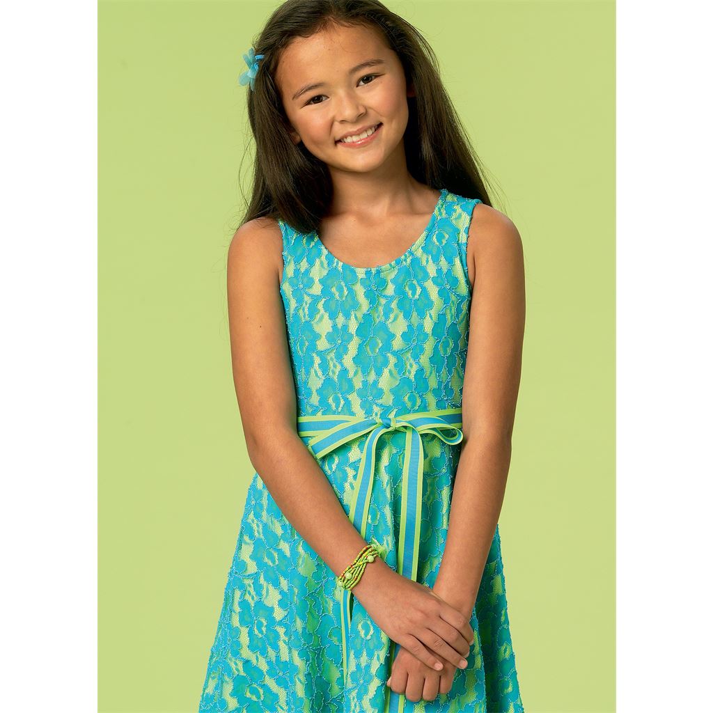 McCall's Pattern M6915 Chidrens Girls Dresses 6915 Image 4 From Patternsandplains.com.jpg