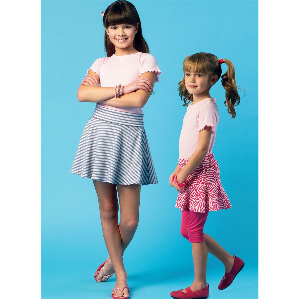 McCall's Pattern M6918 Childrens Girls Skorts 6918 Image 2 From Patternsandplains.com.jpg