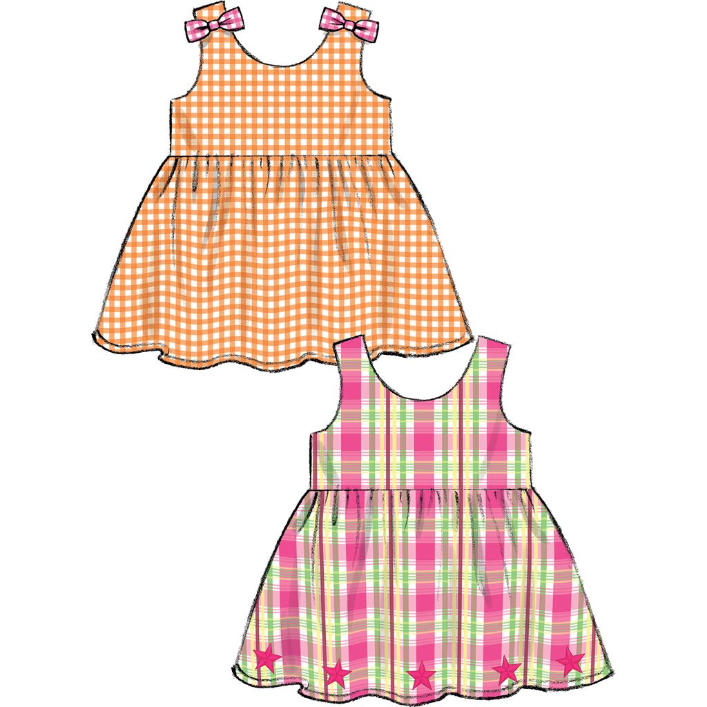 McCall's Pattern M6944 Toddlers Top Dresses Rompers and Panties 6944 Image 4 From Patternsandplains.com.jpg