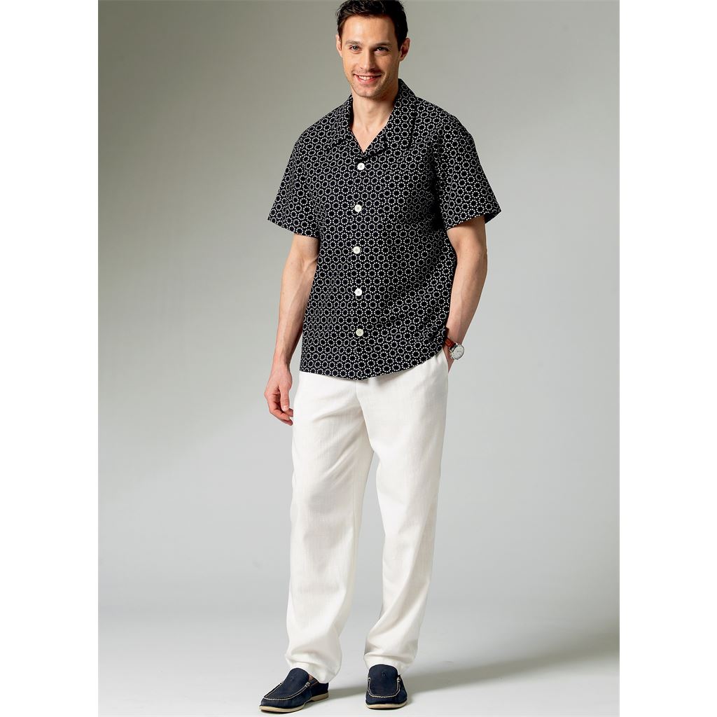 McCall's Pattern M6972 Mens Boys Shirt Shorts and Pants 6972 Image 6 From Patternsandplains.com.jpg