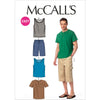 McCall's Pattern M6973 Mens Tank Tops T Shirts and Shorts 6973 Image 1 From Patternsandplains.com