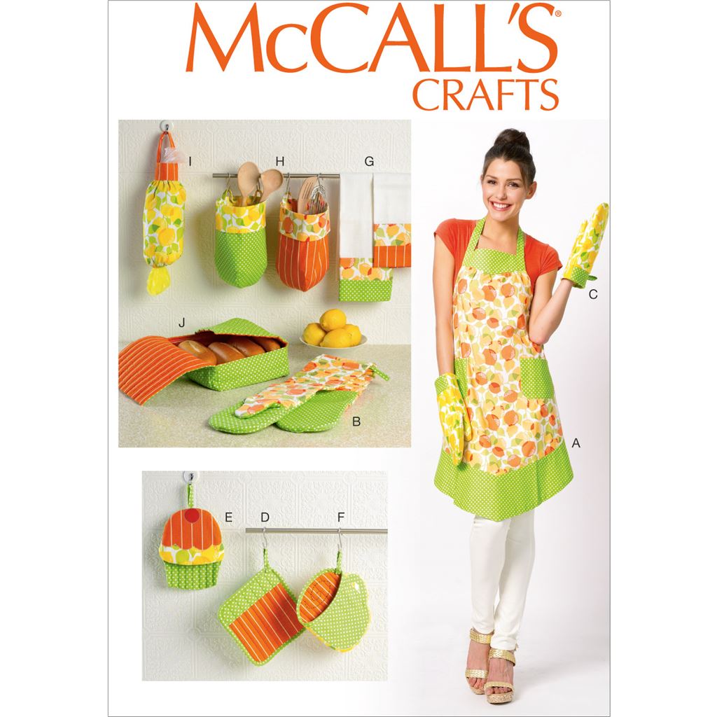 McCall's Pattern M6978 Apron and Kitchen Accessories 6978 Image 1 From Patternsandplains.com