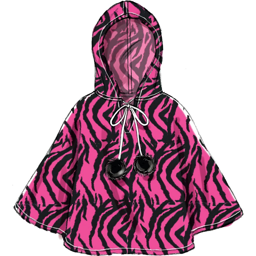 McCall's Pattern M7012 Childrens Girls Ponchos Hat and Scarf 7012 Image 7 From Patternsandplains.com.jpg