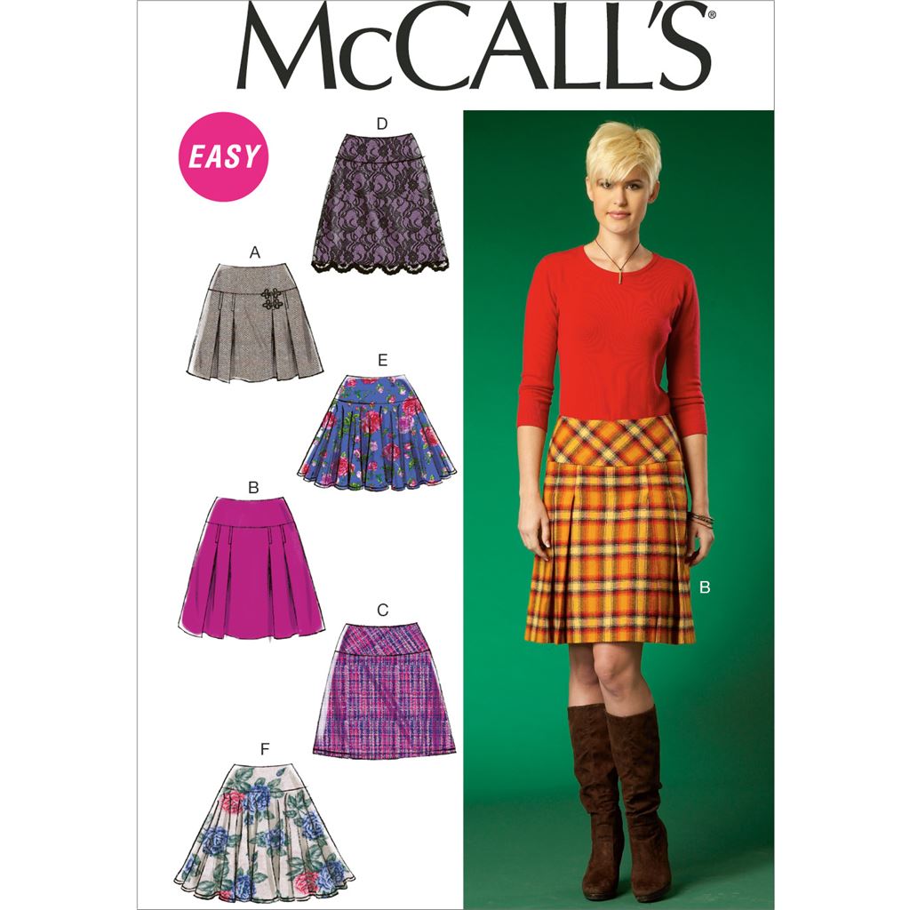 McCall's Pattern M7022 Misses Skirts 7022 Image 1 From Patternsandplains.com