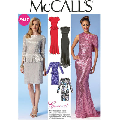 McCall's Pattern M7047 Misses Dresses 7047 Image 1 From Patternsandplains.com