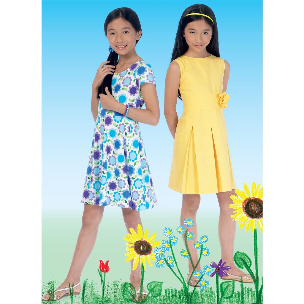 McCall's Pattern M7079 Girls Girls Plus Dresses 7079 Image 2 From Patternsandplains.com.jpg