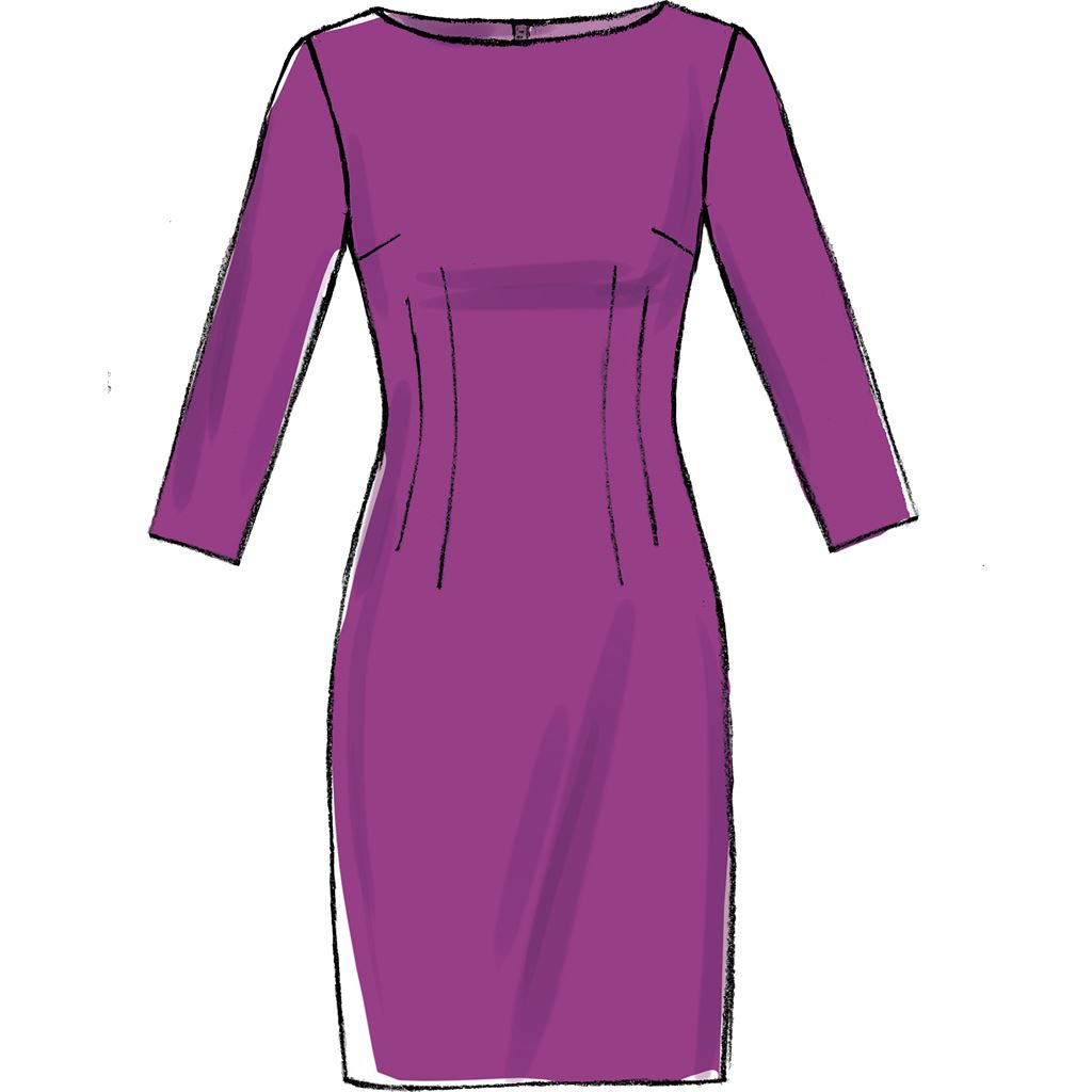 McCall's Pattern M7085 Misses Miss Petite Dresses 7085 Image 8 From Patternsandplains.com.jpg