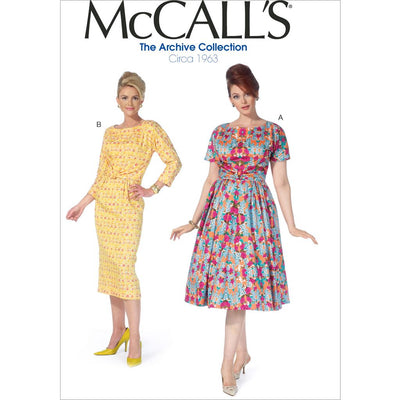 McCall's Pattern M7086 Misses Womens Dresses 7086 Image 1 From Patternsandplains.com