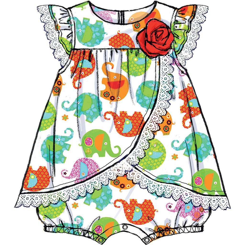 McCall's Pattern M7107 Infants Rompers 7107 Image 7 From Patternsandplains.com.jpg