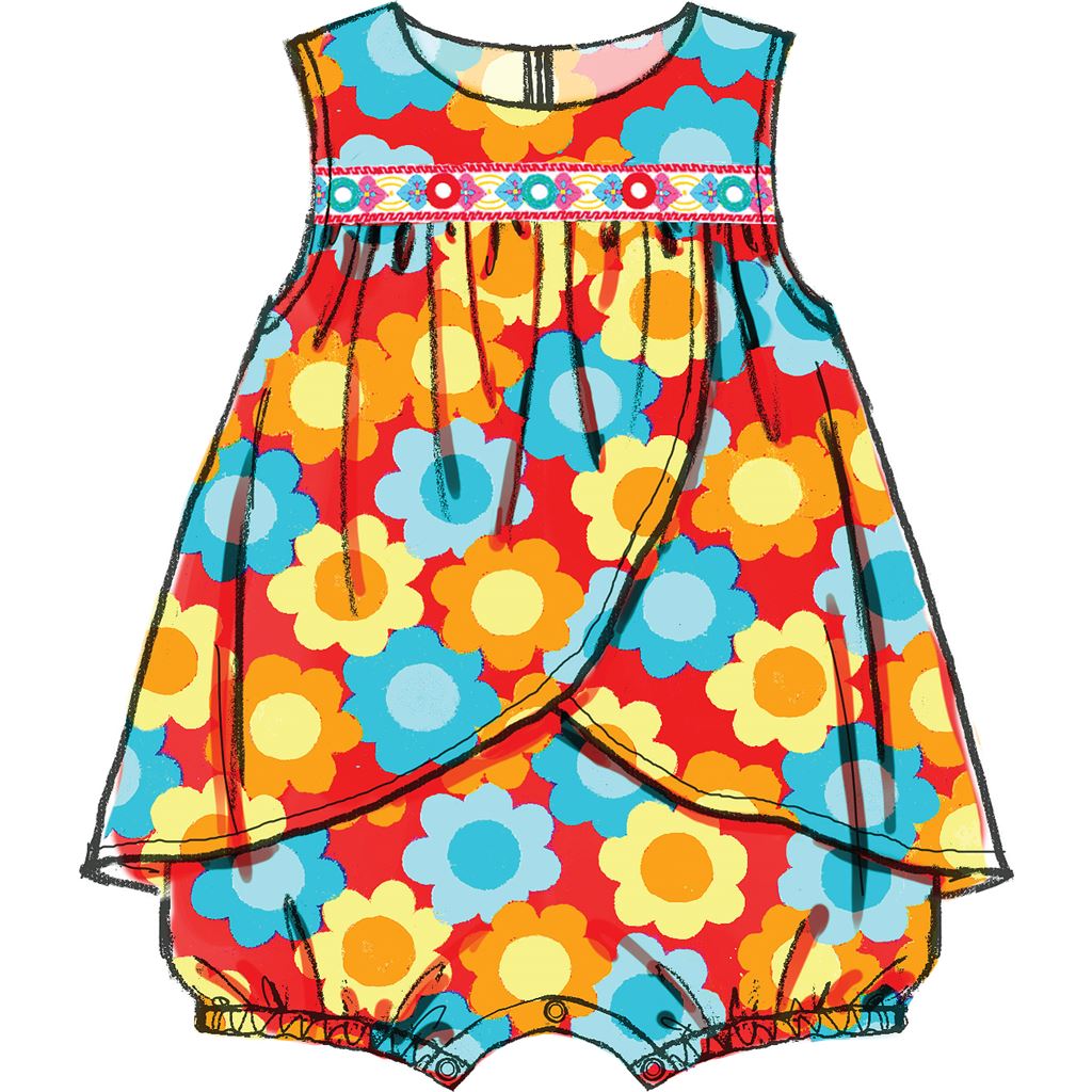 McCall's Pattern M7107 Infants Rompers 7107 Image 8 From Patternsandplains.com.jpg