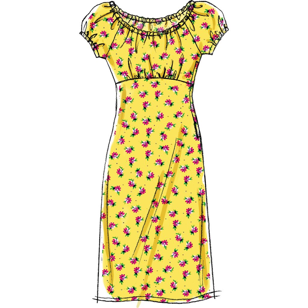 McCall's Pattern M7116 Misses Dresses 7116 Image 7 From Patternsandplains.com.jpg