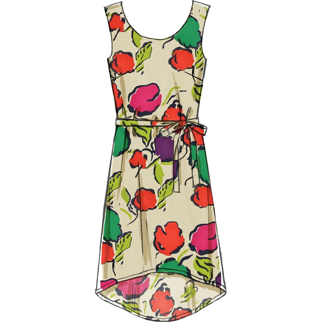 McCall's Pattern M7120 Misses Dresses and Belt 7120 Image 6 From Patternsandplains.com.jpg