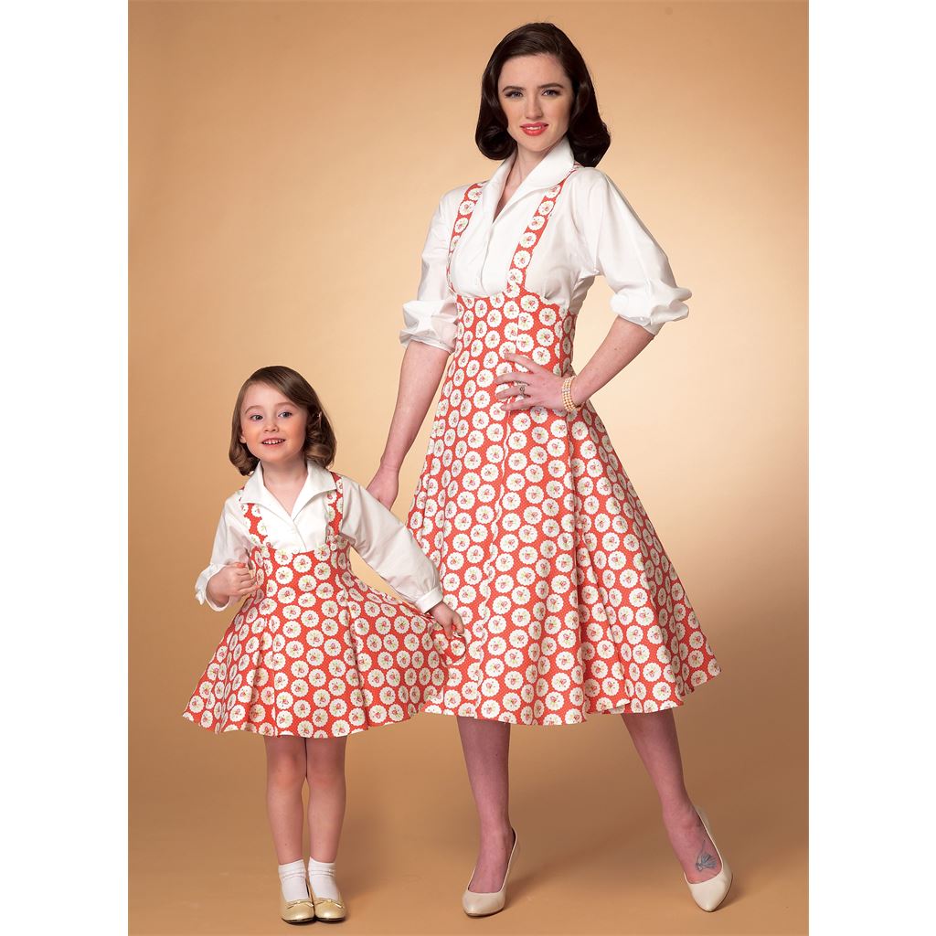 McCall's Pattern M7184 Misses Childrens Girls Top and Jumper 7184 Image 2 From Patternsandplains.com.jpg