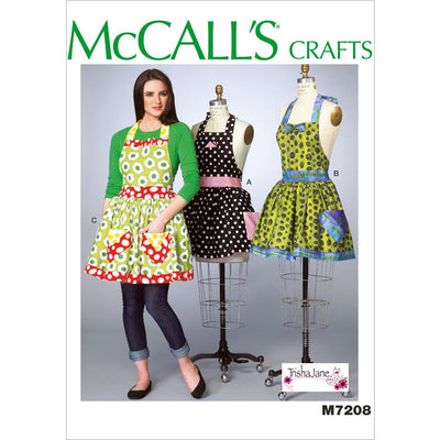 McCall's Pattern M7208 Misses Aprons and Petticoat 7208 Image 1 From Patternsandplains.com